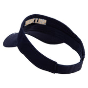 Golden Salt Lake City Embroidered Cotton Twill Sun Visor - Navy OSFM