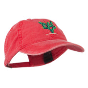 Cactus Embroidered Washed Cap