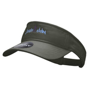 NY Towers Embroidered Brushed Sports Visor