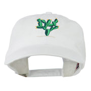 Cactus Embroidered Washed Cap