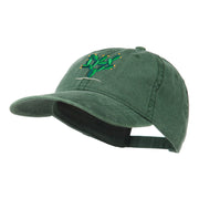 Cactus Embroidered Washed Cap