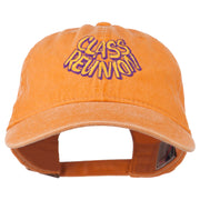 Class Reunion Embroidered Washed Cap