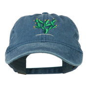 Cactus Embroidered Washed Cap