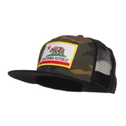 California Republic Patched Camo Mesh Snapback