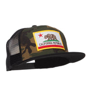 California Republic Patched Camo Mesh Snapback