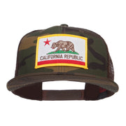 California Republic Patched Camo Mesh Snapback