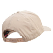 Bee Kind Symbol Embroidered Solid Cotton Twill 5 Panel Prostyle Snap Cap - Khaki OSFM