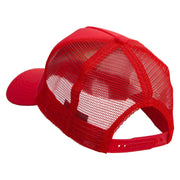 Electrical Bulb Five Panels Pro Style Trucker Mesh Cap - Red OSFM