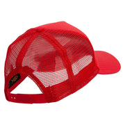 Electrical Bulb Five Panels Pro Style Trucker Mesh Cap - Red OSFM