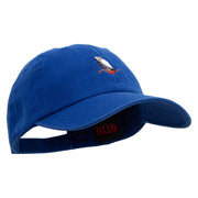 Tropical Parrot Logo Embroidered Garment Washed Cotton Twill Cap - Royal OSFM