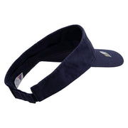 Licensed 82nd Airborne Military Embroidered Cotton Twill Washed Visor - Navy OSFM
