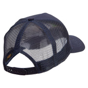 Electrical Bulb Five Panels Pro Style Trucker Mesh Cap - Navy OSFM