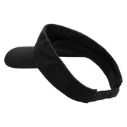 Licensed 82nd Airborne Military Embroidered Cotton Twill Washed Visor - Black OSFM