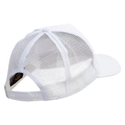 Electrical Bulb Five Panels Pro Style Trucker Mesh Cap - White OSFM