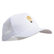 Electrical Bulb Five Panels Pro Style Trucker Mesh Cap - White OSFM