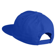 Old English Black S Patched 6 Panels Round Bill Cap - Royal OSFM