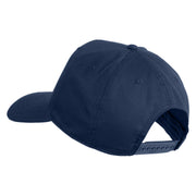 USS America CV 66 Blue Patched Solid Cotton Twill 5 Panel Prostyle Snap Cap - Navy OSFM