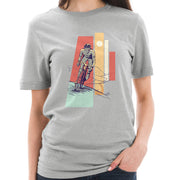 4 Layered Cyclist Graphic Design Deluxe Jersey T-Shirt