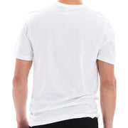 Viper Snake Graphic Design Ring Spun Combed Cotton Short Sleeve Deluxe Jersey T-Shirt - White XS