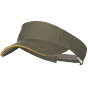 Prostyle Cotton Twill Washed Sandwich Visor