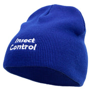 Insect Control Embroidered 8 Inch Short Beanie - Royal OSFM