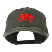 Chili Ristra Embroidered Washed Cap