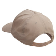 Peace Love Nursing Solid Cotton Twill 5 Panel Prostyle Snap Cap - Khaki OSFM