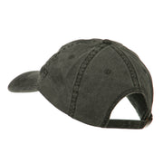 Cowboy Embroidered Washed Cap