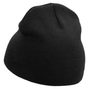 Insect Control Embroidered 8 Inch Short Beanie - Black OSFM