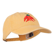 Chili Ristra Embroidered Washed Cap