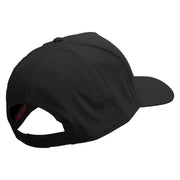 Peace Love Nursing Solid Cotton Twill 5 Panel Prostyle Snap Cap - Black OSFM