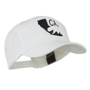 California with Bear Embroidered Cap