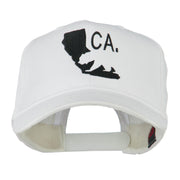 California with Bear Embroidered Cap