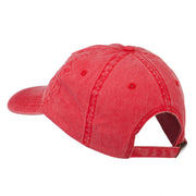 Cowboy Embroidered Washed Cap