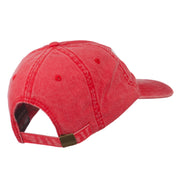 Cowboy Embroidered Washed Cap