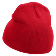 Insect Control Embroidered 8 Inch Short Beanie - Red OSFM