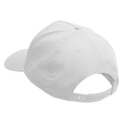 Peace Love Nursing Solid Cotton Twill 5 Panel Prostyle Snap Cap - White OSFM