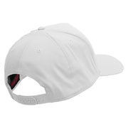 Peace Love Nursing Solid Cotton Twill 5 Panel Prostyle Snap Cap - White OSFM