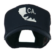 California with Bear Embroidered Cap