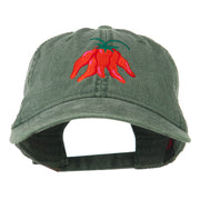 Chili Ristra Embroidered Washed Cap