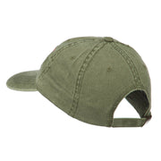 Cowboy Embroidered Washed Cap