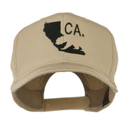 California with Bear Embroidered Cap