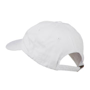 Captain Embroidered Low Profile Washed Cap