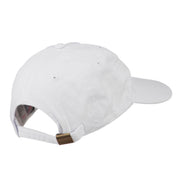 Captain Embroidered Low Profile Washed Cap