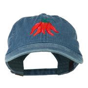 Chili Ristra Embroidered Washed Cap