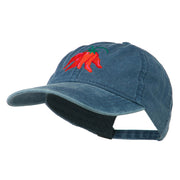 Chili Ristra Embroidered Washed Cap