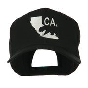 California with Bear Embroidered Cap