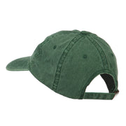 Captain Embroidered Low Profile Washed Cap