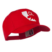 California with Bear Embroidered Cap