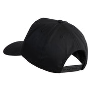 USS Lexington CV 16 Blue Patched Solid Cotton Twill 5 Panel Prostyle Snap Cap - Black OSFM